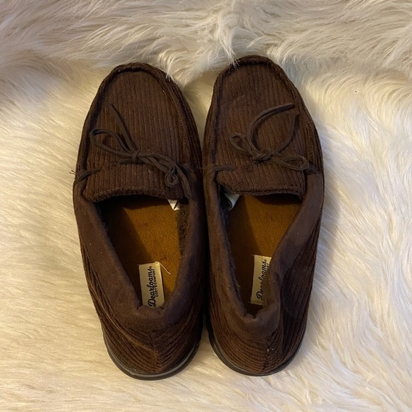 Dearfoams Men’s Size Large 11-12 Slippers - Picture 4 of 7